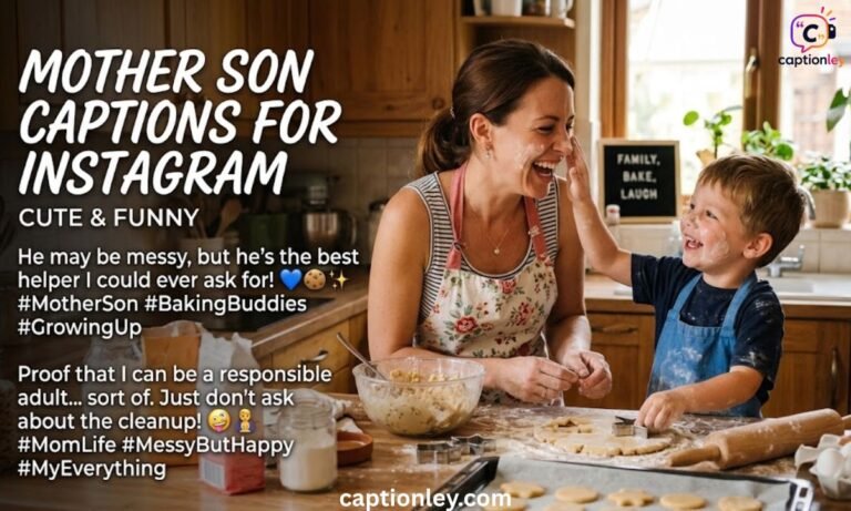 Mother Son Captions for Instagram Cute & Funny