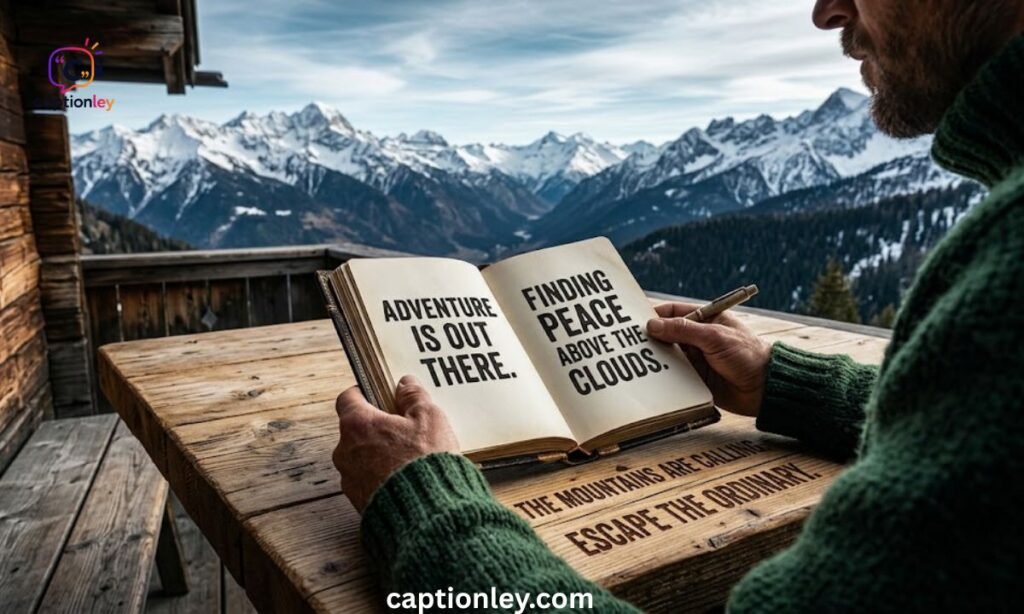 Mountain Escape Captions
