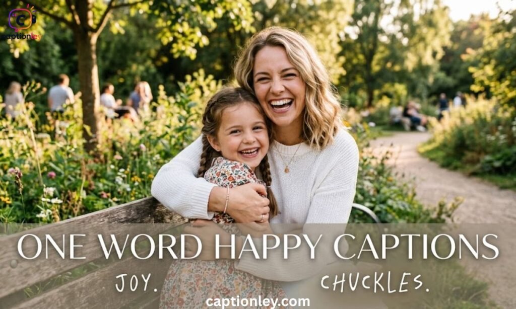 One Word Happy Captions