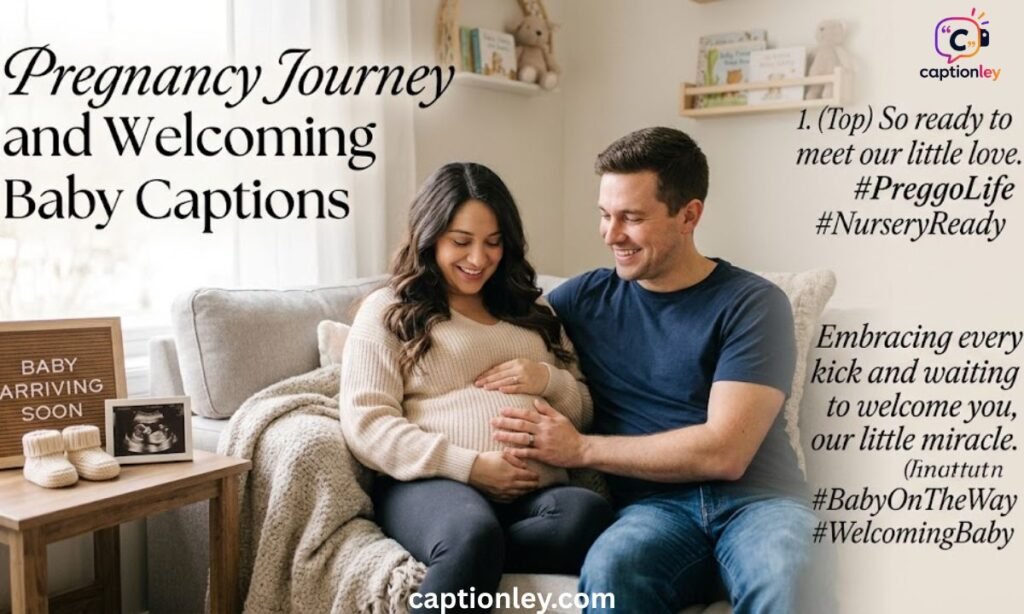 Pregnancy Journey and Welcoming Baby Captions