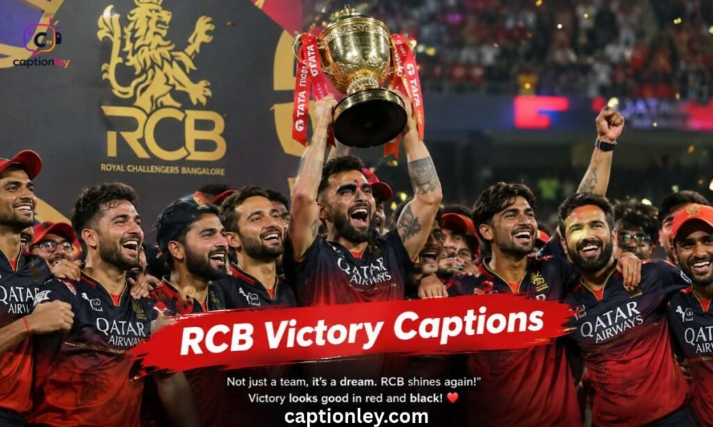 RCB Victory Captions