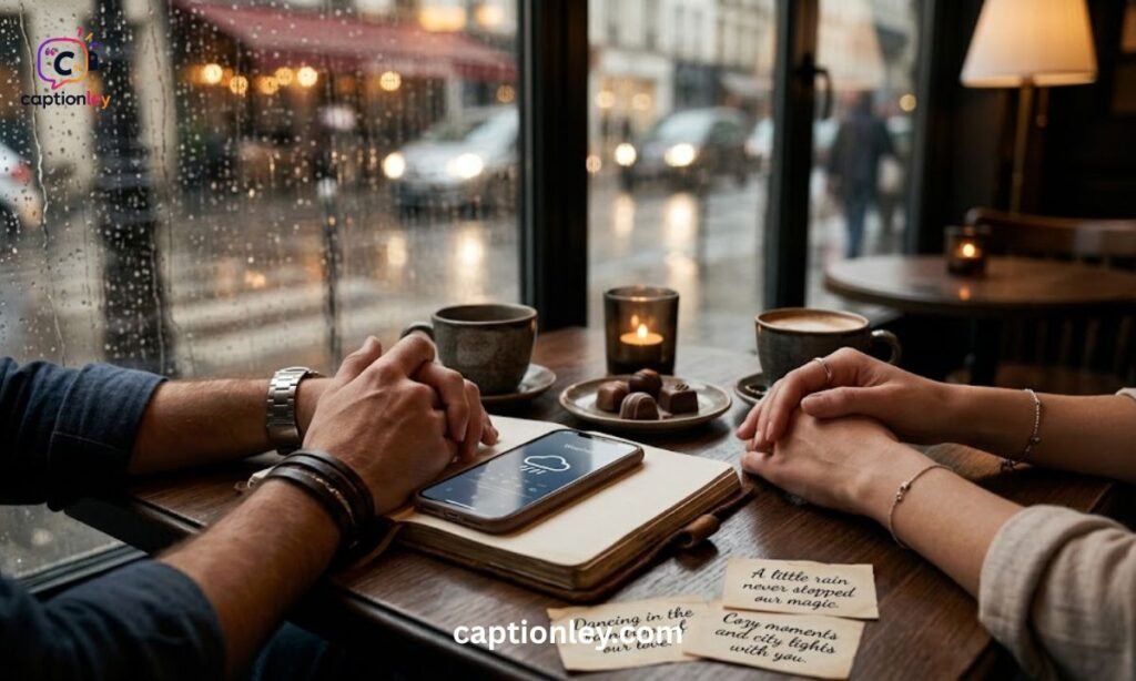 Rainy Date Night Captions