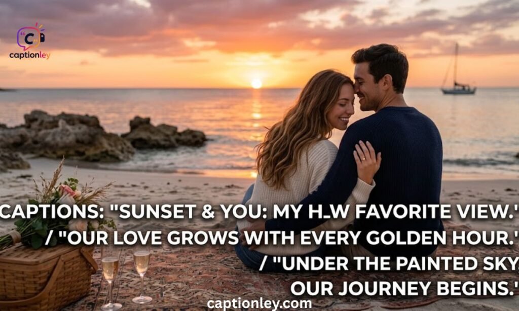 Romantic Sunset Captions
