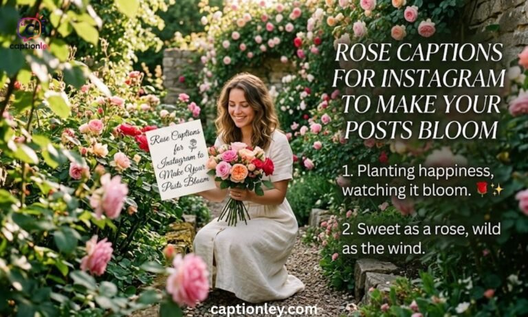 Rose Captions for Instagram to Make Your Posts Bloom