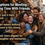 Short Captions for Meeting After Long Time With Friends