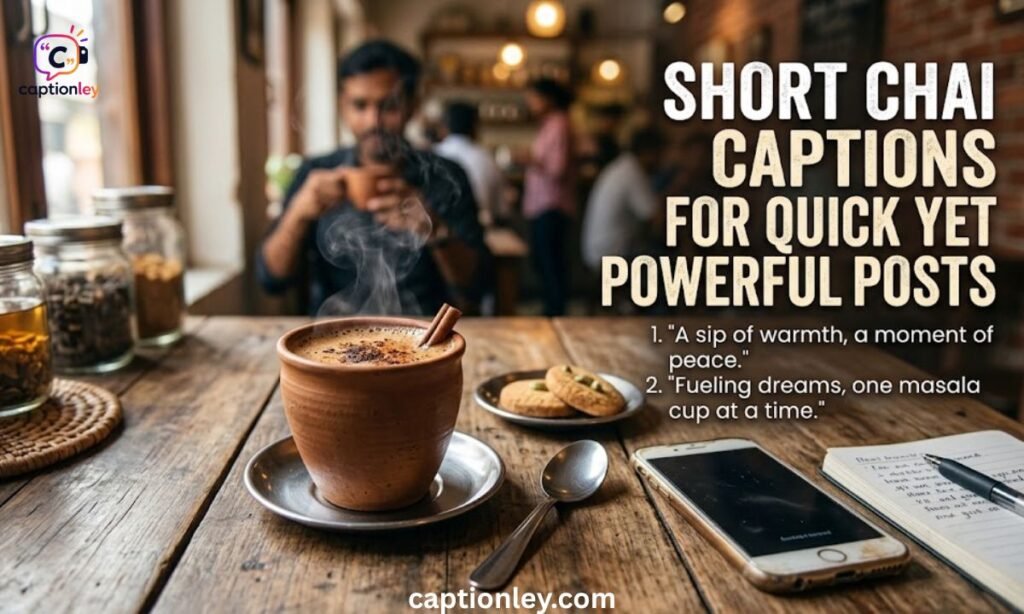 Short Chai Captions for Quick Yet Powerful Posts