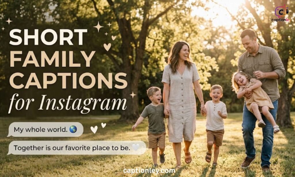Short Family Captions for Instagram