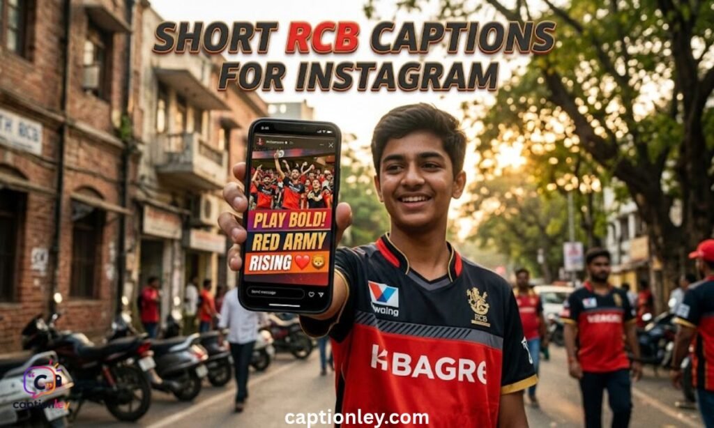 Short RCB Captions for instagram