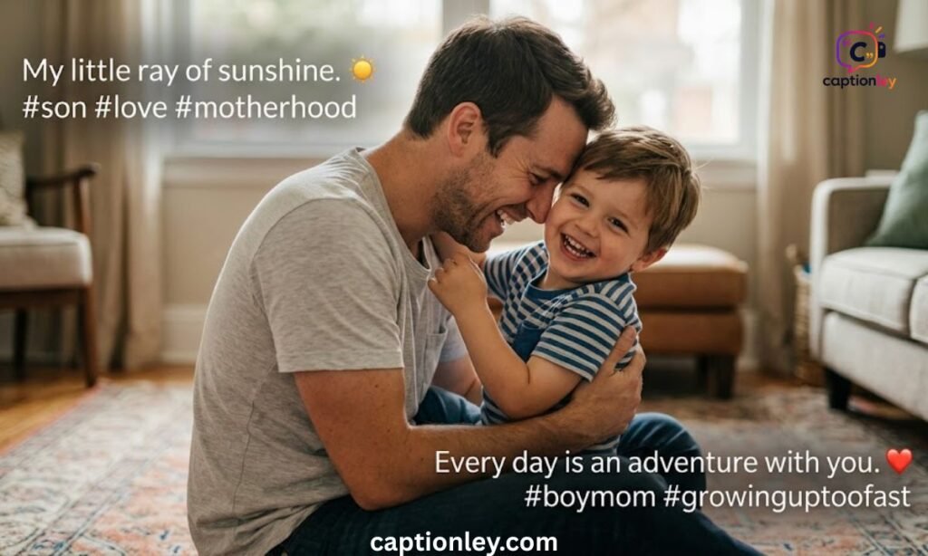 Short Son Captions for Instagram