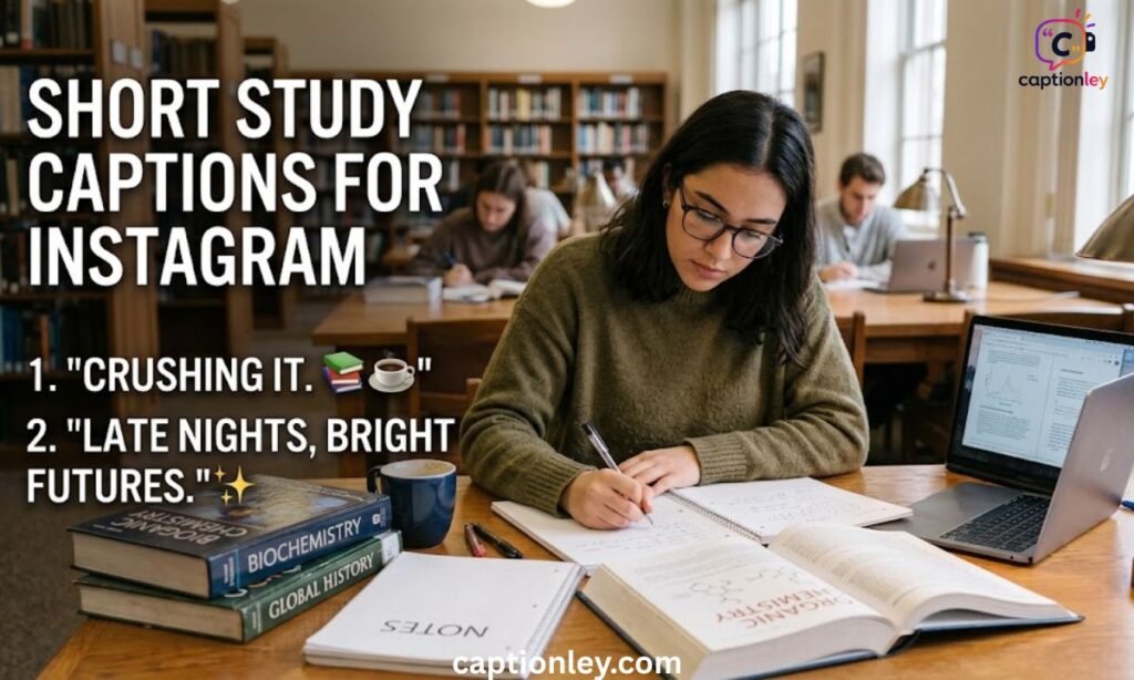Short Study Captions for Instagram