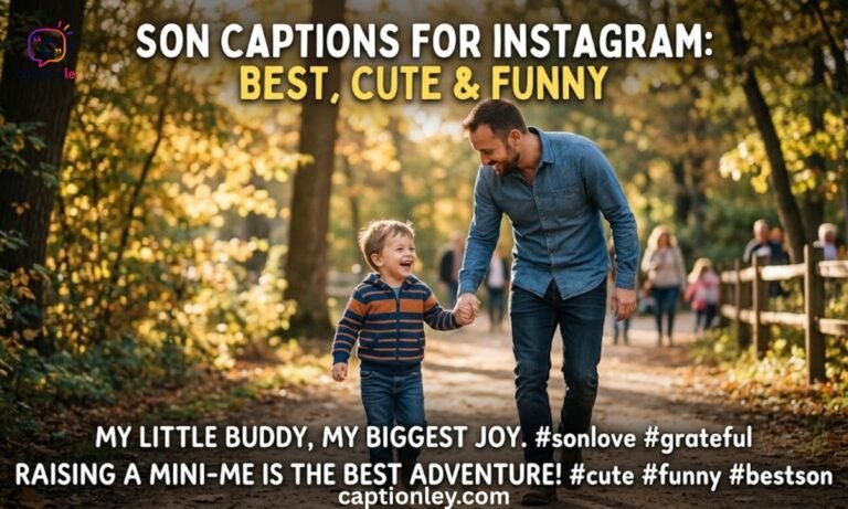 Son Captions For Instagram Best, Cute & Funny