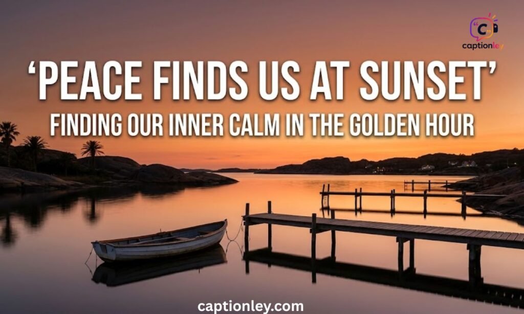 Sunset Calm Captions