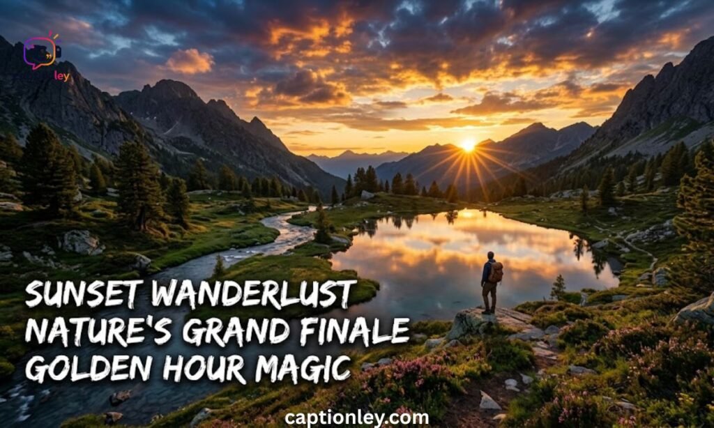 Sunset Captions for Nature Lovers