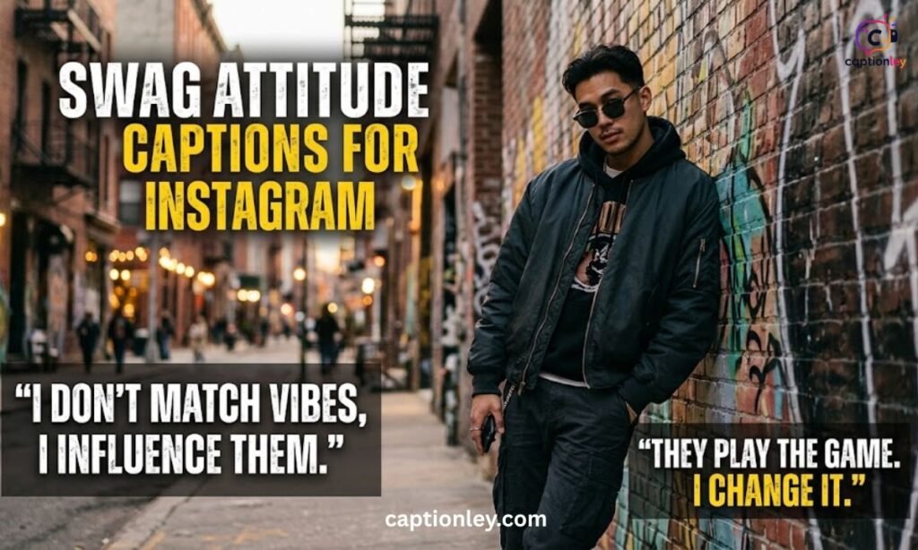 Swag Attitude Captions for Instagram