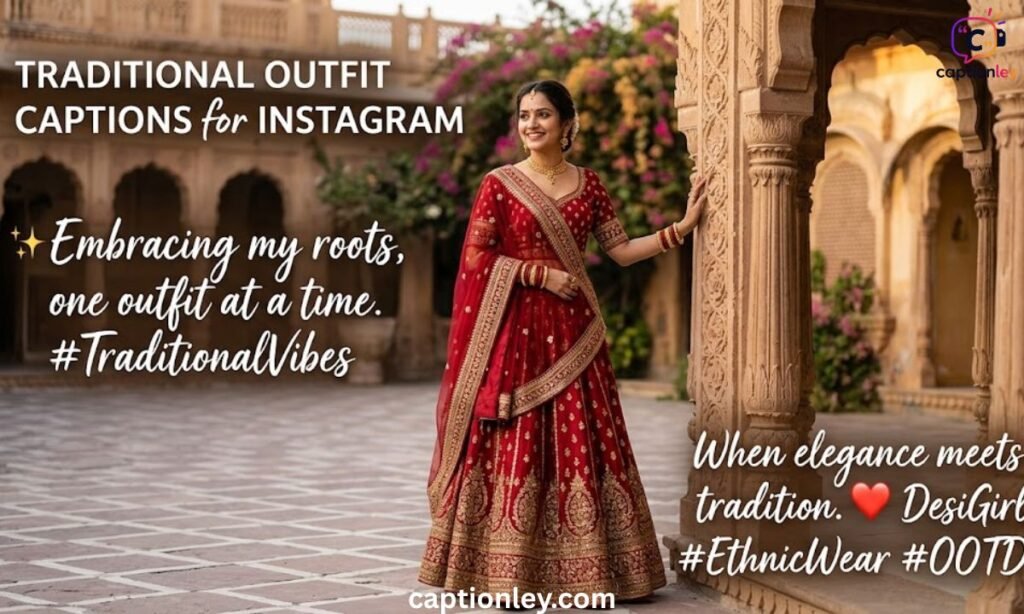 Traditional Outfit Captions for Instagram