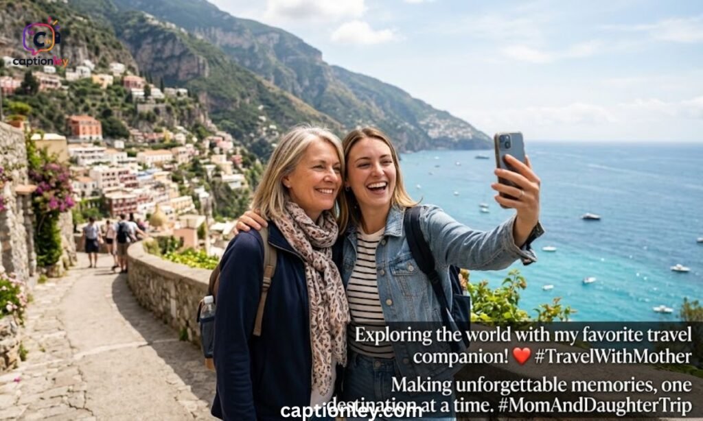 Travel With Mother Captions