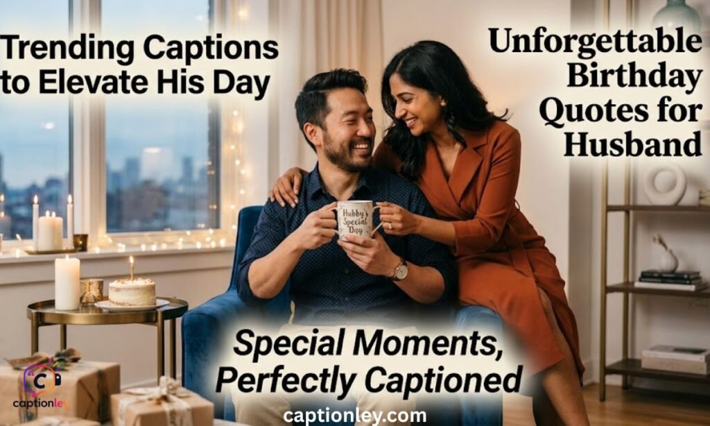 Trending Instagram Captions For Husband for Birthday and Special Days