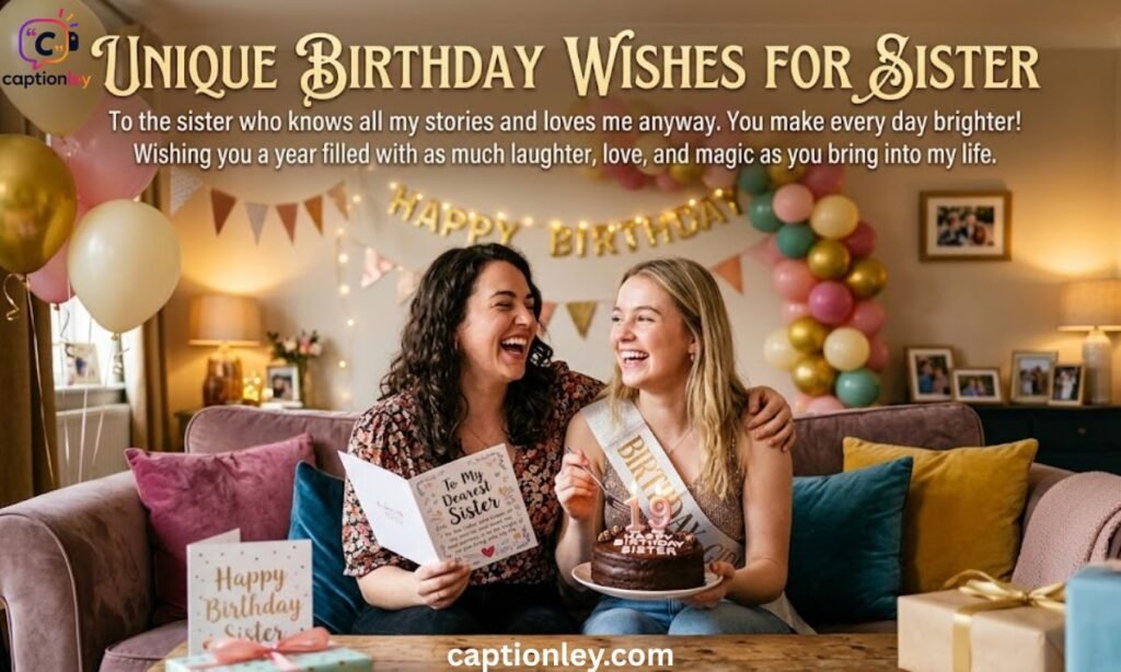 Unique Birthday Wishes for Sister