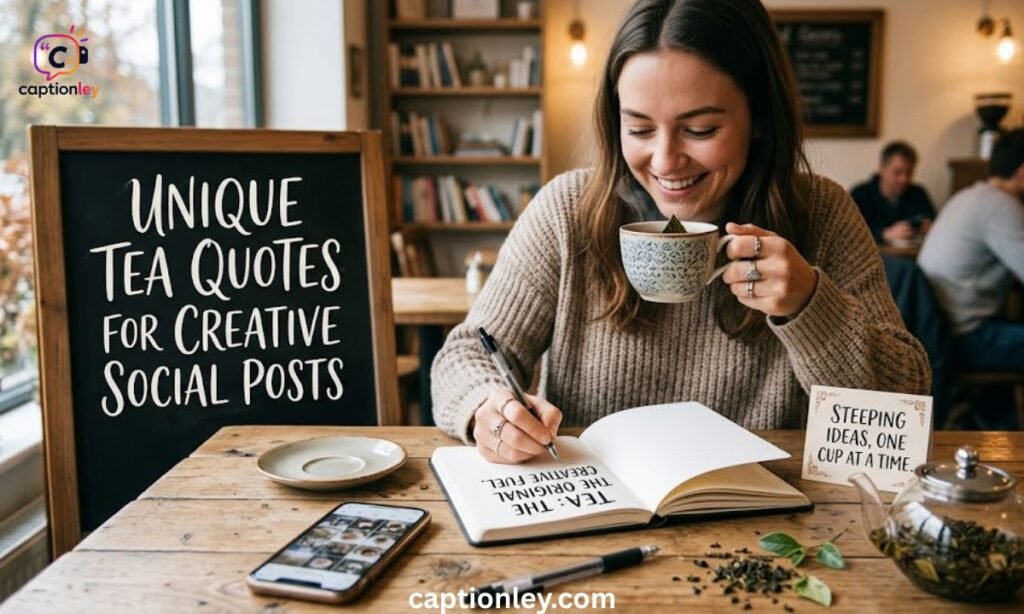 Unique Tea Quotes for Creative Social Posts