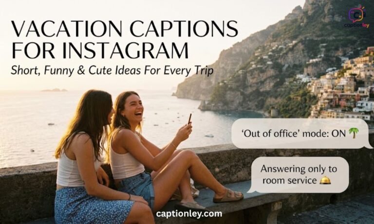 Vacation Captions For Instagram Short, Funny & Cute Ideas For Every Trip
