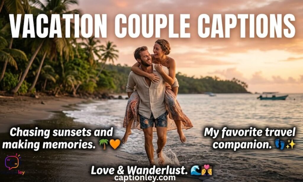 Vacation Couple Captions