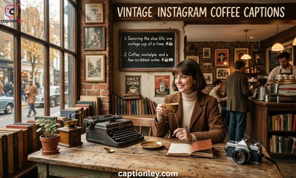 Vintage Instagram Coffee Captions
