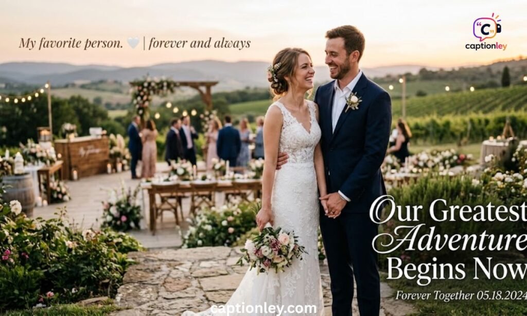 Wedding Couple Captions