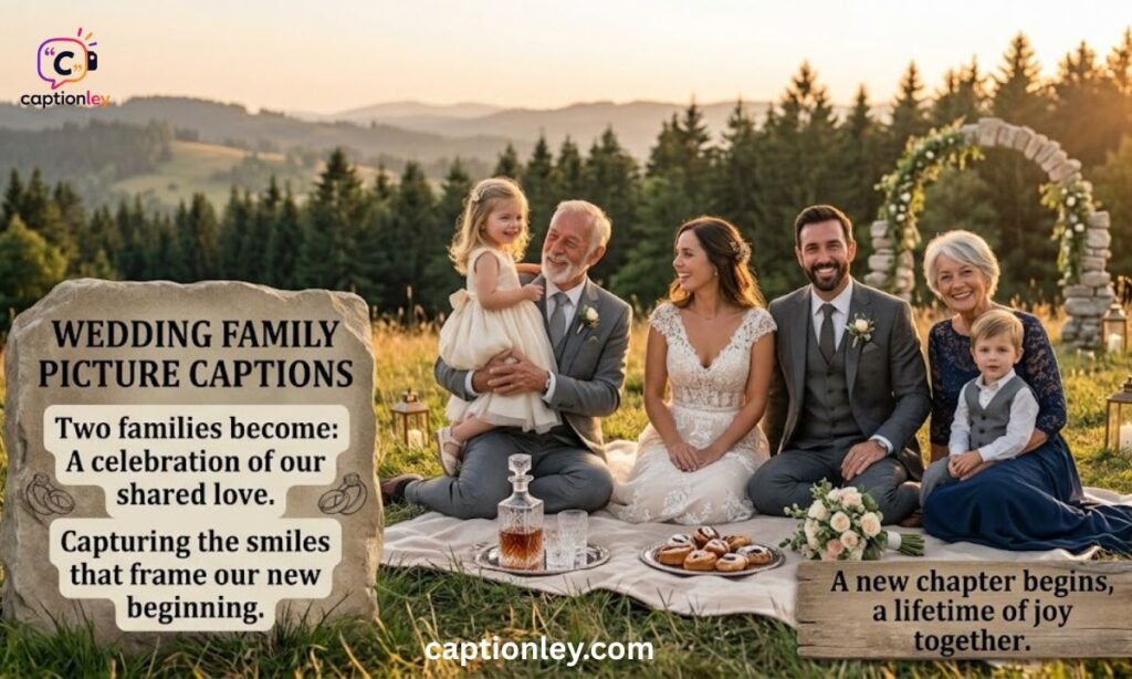 Wedding Family Picture Captions