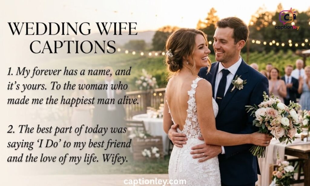 Wedding Wife Captions