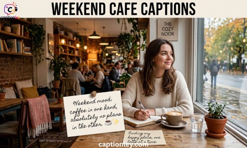 Weekend Cafe Captions