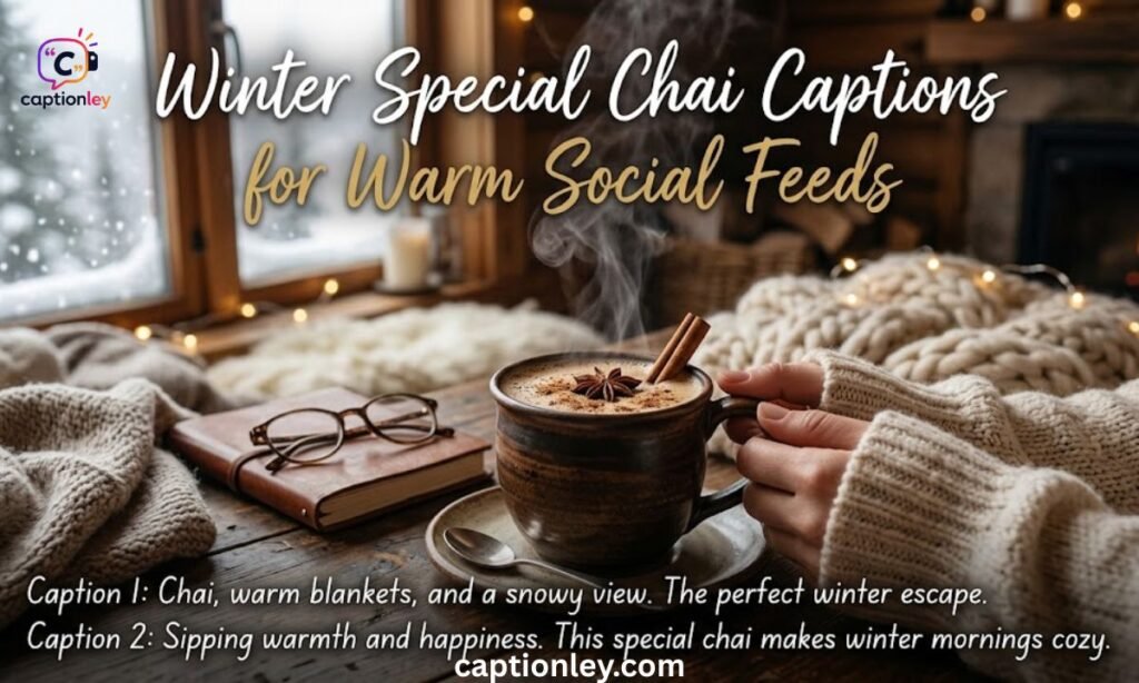 Winter Special Chai Captions for Warm Social Feeds