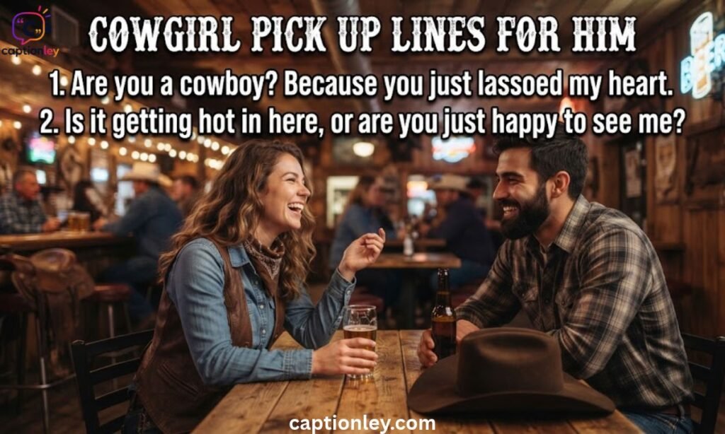 Cowgirl Pick Up Lines for Him