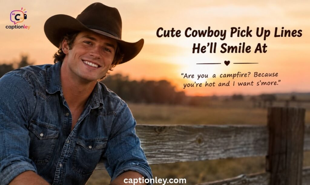 Cute Cowboy Pick Up Lines He'll Smile At