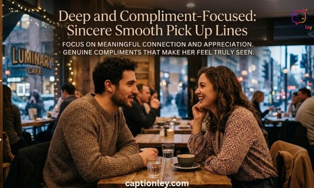 Deep and Compliment-Focused: Sincere Smooth Pick Up Lines