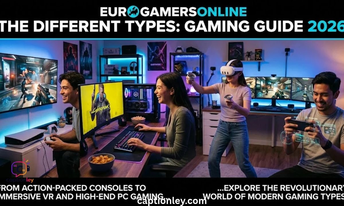 EuroGamersOnline the Different Types_ Gaming Guide 2026