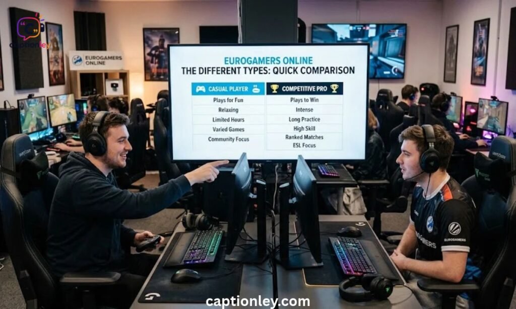 EuroGamersOnline the Different Types: Quick Comparison