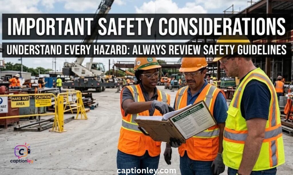 Important Safety Considerations