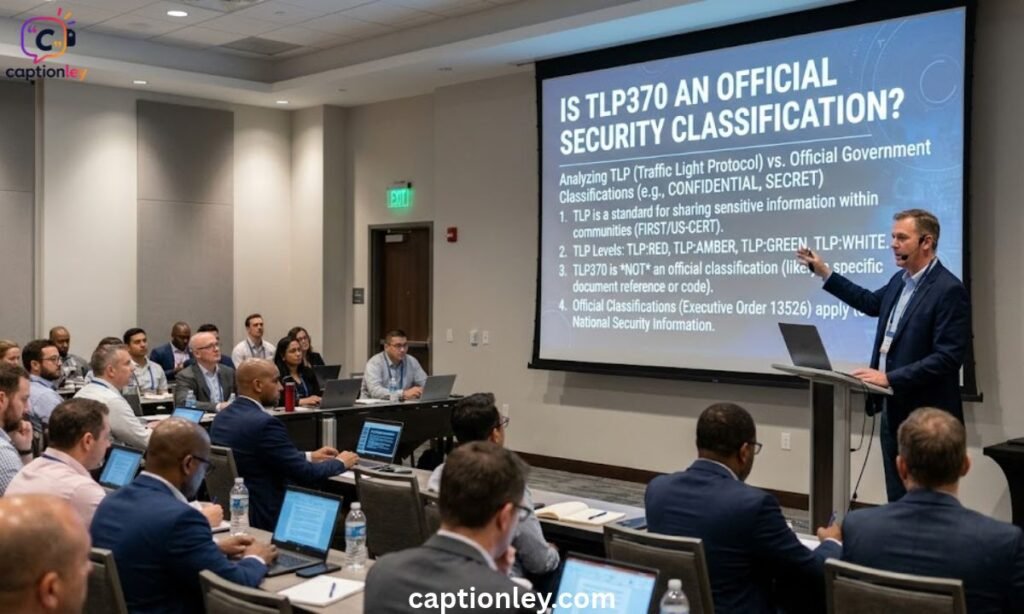 Is TLP370 an Official Security Classification?