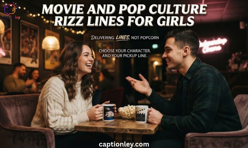 Movie and Pop Culture Rizz Lines for Girls