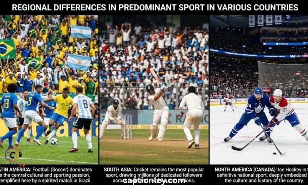 Regional Differences in Predominant Sport in Various Countries