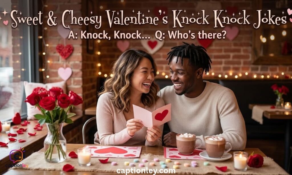 Sweet & Cheesy Valentine's Knock Knock Jokes