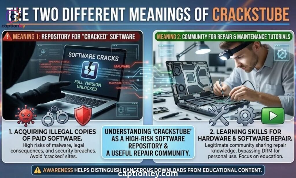 The Two Different Meanings of Crackstube
